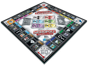 Monopoly Millionaire Board Game on display