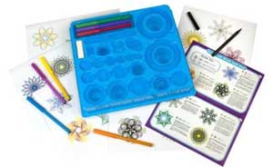 Contents of Spirograph Original Toy